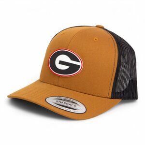 Georgia Bulldogs Power G 3D YP Snapback Trucker Hat- Carmel/ Black
